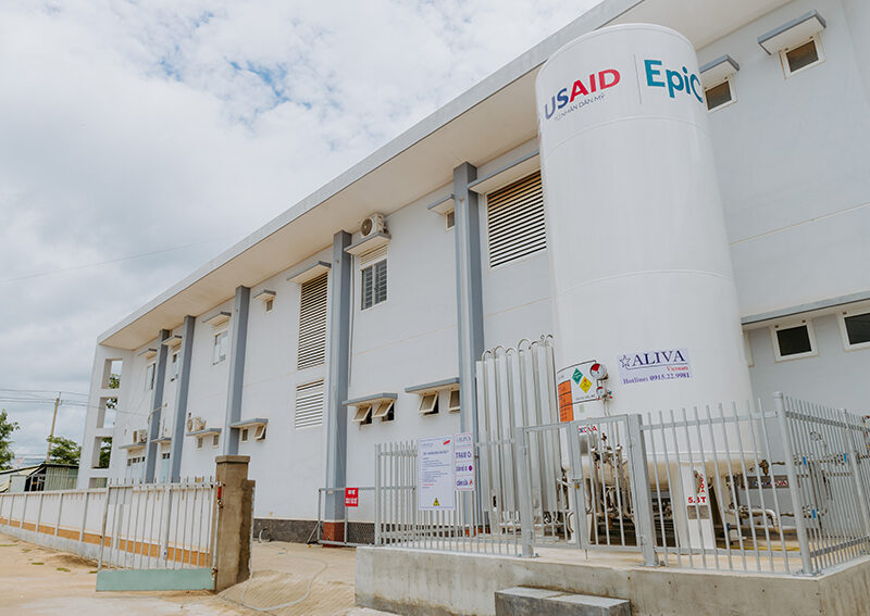 liquid oxygen tank in Viet Nam