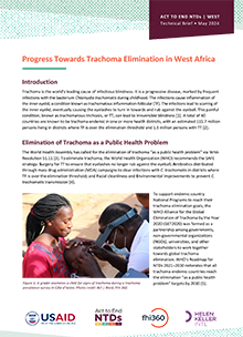Trachoma elimination in West Africa brief